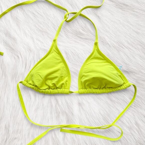 Athleta Other - Athleta Women's Yellow Bikini Top Size small | Removable padding